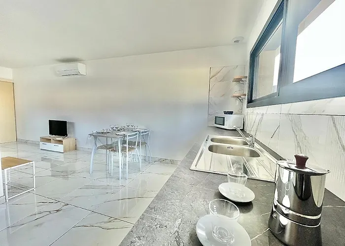 L'actuel,new Studio, Parking, Air Conditioning 公寓 滨海阿热莱斯