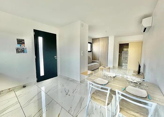 L'actuel,new Studio, Parking, Air Conditioning 滨海阿热莱斯